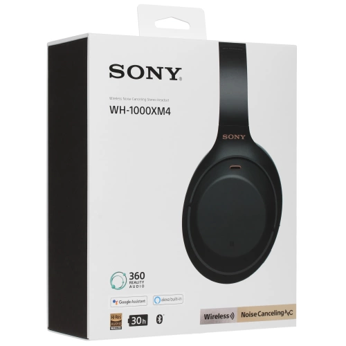 Наушники Sony WH-1000XM4 Black [PLAYSTATION 5 АКСЕССУАРЫ]